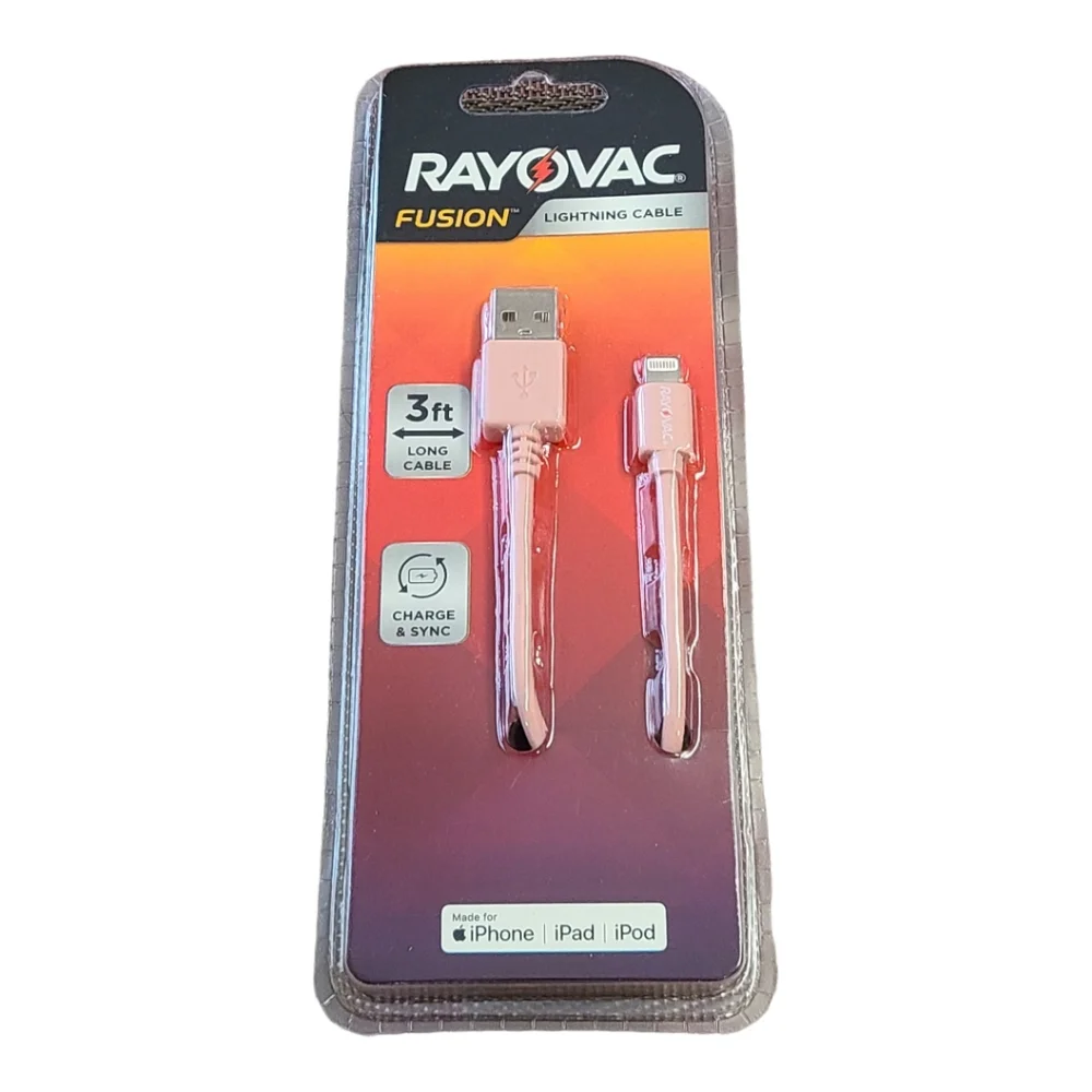 Rayovac fusion lightning cord 3ft